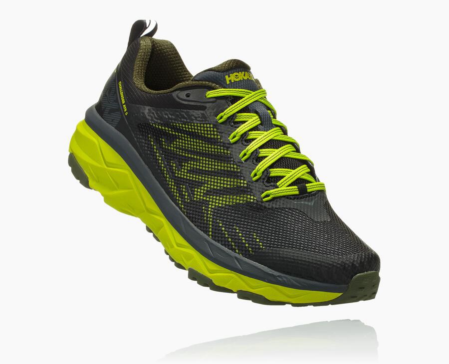 Hoka One One Spor Ayakkabı Erkek Siyah/Yeşil - Challenger Atr 5 - RH0534217